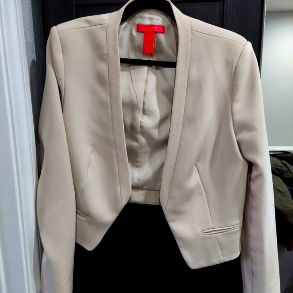Cream blazer